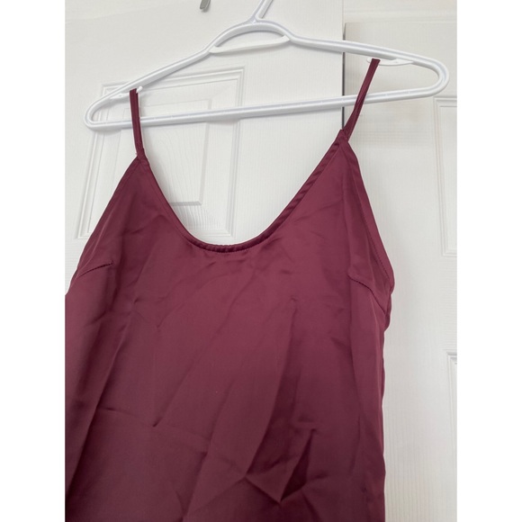 Missguided Satin Maroon Burgundy Cocktail Dress, size US6 - Picture 2 of 8
